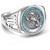 ONEFINITY Anello Scorpione in argento sterling 925 con scorpione turchese, gioiello gotico, regalo per uomo e donna