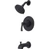 Pfister Auden Tub & Shower Trim Kit, Valve and Cartridge Included, 1-Handle, Tuscan Bronze Finish, 8P8WS2ADSY