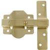 Amig - Bullone in acciaio dorato | Chiusura senza chiave ad alta sicurezza | 88 x 131 mm | Serratura per porta anteriore o posteriore | Mod. 1P