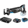 HÖGERT TECHNIK Set sega a gattuccio a batteria 18V brushless, con batteria 4,0 Ah e caricatore rapido inclusi, 0-3000 giri/min, corsa lama 28 mm, ingranaggi in metallo, impugnatura antivibrazione