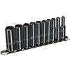 STANLEY Proto - Set di chiavi a bussola profonde da 1/4, 12 pezzi (J47100)