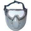 Green Star Greenstar - Occhiali Di Protezione In Policarbonato & Maschera Protezione - Sopracciglia Di Sicurezza Compatibili Con Occhiali Correttivi - Cinghia Regolabile - Standard EN166 - Decespugliatore & fai