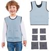 ODOXIA Gilet Ponderato per Bambini | Fornisce Comfort a Pressione Profonda | Strumenti per con ADHD | Weighted vest v2 blue small