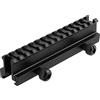 ToopMount Picatinny Riser Supporto Base Riser 20mm QD Guida Picatinny Lega di Alluminio con 14 Slot per Guide Picatinny Base di Montaggio per mirino in Metallo Pieno
