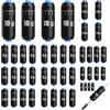 YYMT Set 44 Pezzi Piombi da Pesca, 11 Taglie (1g-10g), Pesi da pesca rimovibili, Ideali come Piombo Scorrevole & Piombo da Fondo per Pesca in Mare, Acque Profonde & Acque Libere con Scatola Portapiombi