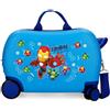 Disney Marvel Joumma Iron Friends Valigia per Bambini Blu 45x31x20 cm Rigido 1.8 kgs ABS 1.8 kgs 27.9L Bagaglio a Mano
