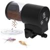 VOSSOT Distributore Automatico Cibo per Pesci Acquario, 7 Livelli Timer 12/24h Capacità 100ml Silenzioso a Batteria Facile da Usare resistente all'umidità per Casa Ufficio e Anziani(Nessuna batteria inclusa)