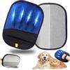 TOOHAO 2026 Guanto Peli Gatto Cane, Spessore Guanti Statici per Peli Animali, Pet Hair Remover Gloves per la Pulizia dei Vestiti Tappeti Divani Sedili Auto, Riutilizzabile e Lavabile (Blu Scuro)