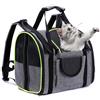 Kommodum – Zaino Trasportino Gatto Cane Estensibile Cuccia Portatile Grande Espandibile Borsa Porta Animali Pieghevole Traspirante per Cani Piccoli Cuccioli Gatti Medi Fino a 8kg Km15 (Grigio Kommodum – Zaino Trasportino Gatto Cane Estensibile Cuccia Portatile Grande Espandibile Borsa Porta Animali Pieghevole Traspirante per Cani Piccoli Cuccioli Gatti Medi Fino a 8kg Km15 (Grigio