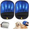 TOOHAO 2026 Guanto Peli Gatto Cane, Spessore Guanti Statici per Peli Animali, Pet Hair Remover Gloves per Pulizia dei Vestiti Tappeti Divani Sedili Auto, Riutilizzabile e Lavabile (Blu Scuro 2 Pezzi)