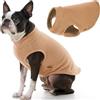 Gooby Gilet per cani in pile elasticizzato, taglia XL, colore: sabbia