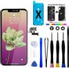 Brinonac Display LCD per iPhone X, 5,8 Schermo Full HD 3D Touch Sostituzione Digitizer con Kit di Riparazione e Protezione in Vetro Temperato