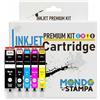 Mondo Stampa - Compatibile per Canon 525 526 PGI-525 CLI-526 Cartucce d'inchiostro per Pixma IX6550 MX715 MX885 IP4850 IP4950 IP6550 MG5120 MG5150 MG6150 MG6250 MG8150 (PGBK/B/C/M/Y, 5-Pack)