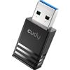 Cudy AX900 WiFi 6 Adattatore USB WU900, Dongle wireless dual-band 600Mbps + 286Mbps, design compatto nano, gioco a bassa latenza, MU-MIMO, OFDMA, Windows 7/10/11, compatibile con Linux