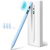 FOJOJO Penna per iPad 2025-2018 con LED Power Display, Pencil per iPad 11th A16/10/9/8/7/6, Air 11/13 M2/M3, Pro 11/13 M4, Pro 12.9", Air 5/4/3, Mini 7 A17 Pro/6/5, Carica veloce, precisione Pixel