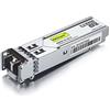 10Gtek per Ubiquiti 1G SFP SX Multimode Modulo UF-MM-1G, 1000Base-SX Mini-Gbic Fibre Transceiver, Dual LC Connector, 850nm, 550-Meter