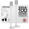 Sound Bass Supporto da Pavimento ERA 100, Doppia Confezione (2pcs), Compatibile con Sonos ERA100 e ERA 100 SL, Sonos ONE e Play:1, Accessori Inclusi, Progettato nel Regno Unito, Coppia (Bianco)