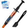 SYY Pasta Termica con Toolkit, Thermal Paste Nuovo aggiornamento Facile da Applicare, Conduttività Termica Estremamente Alta, Pasta termoconduttiva per PC CPU GPU PS4 Processore (4G)