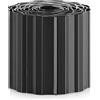 com-four® Bordi per prati in plastica - bordi per aiuole - recinzioni aiuole - lunghezza regolabile individualmente - 15 x 900 cm