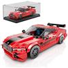Mould King 27072 Technical Drift Auto Blocchi di costruzione per auto da corsa Supercar Baustaz M8 con display acrilico Box regalo per adulti e ragazzi (481 pezzi)