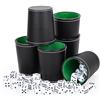 Biamaleu Dice Cup, Set 6 Bicchieri per Dadi, Bicchiere Dadi con 36 Dad Tazze per Dad
