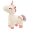 Railonch Peluche Unicorno Arcobaleno, Giocattolo di Stoffa in Peluche Animale di Pezza Cuddly Cuore Bambola Regalo per Adolescenti