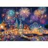 Yunlus Puzzle per Adulti 1000 Pezzi Festa dei Fuochi d'Artificio Puzzle Impossibili Difficili Sfidanti per Adulti Puzzle di Natale 1000 Pezzi 71 x 51 cm