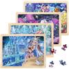 SAYHALO Puzzle Principesse, Collezione 4 in a Box, Idea Regalo per Bambini 3+ Anni, Gioco Educativo e Stimolante, 4 Puzzle 60 Pezzi, 23x30 cm