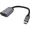 System-S Cavo Display Port 20 cm Mini DP femmina a USB 3.1 tipo C maschio adattatore in grigio