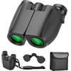 PAHTTO Binocolo compatto 12 x 25 cm, Mini binocolo portatile, piccolo leggero e trasparente, pieghevole, ideale per giochi sportivi, birdwatching, viaggi, caccia