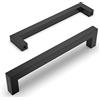 Amerdeco 20 pezzi Maniglie per Mobili da Cucina Nero Maniglie cucina Distanza fori 160 mm armadietti in acciaio inossidabile per mobili da cucina Decorazioni per la casa
