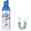 Myluatye Disgorgante per Scarichi in Schiuma 60ml, Detergente per Scarico,Stura Lavandini e Tubi Schiumogeno ad Azione Rapida,per Cucina,Lavabo,WC,Vasche