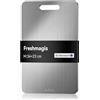 Freshmagis Tagliere in Acciaio Inox Alimentare, Rivestimento in Titanio, Antibatterico e Resistente, Ideale per Cucina Professionale e Domestica, Spianatoia in Acciaio (34x23 cm)