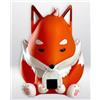 Plastoy Mogu Pets Figurina Kitsune Onigri - Plastica - 15 cm