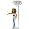 Plastoy Asterix Figurina Cleopatra collezione Bulles ... Che si serva l'aperitivo ai coccodrilli sacri! nuova edizione - Resina - 21 cm