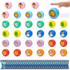 BONNYCO Yoyo Bambini Legno Pack 32 Animali della Giungla. Yo Yo Gadget Compleanno Bambini, Mini Giochi. Regalini Fine Festa Compleanno, Regalino Fine Festa Dopo Invitati, Pensierini Giochini Scuola