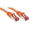 Lindy Cavo di rete S/FTP Cat.6, Arancione 2m
