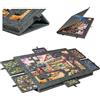 OUGPIU Tavola Puzzle Pieghevole,Tavolo Puzzle Inclinabile con 6 Cassetti,Leggero