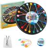ZHITENG Brainy Knots Game, Rope Puzzle Game Corda Districante Gioco Corda Attorcigliata Puzzle Giocattolo per 2-4 giocatori Brainy Knots Rope Untangling Challenge, Giocattoli Interattivi per Bambini