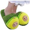 Wopohy Pantofole Avocado - Carino caldo inverno peluche antiscivolo, motivo frutta confortevole - niente più piedi freddi - scaldapiedi per famiglie