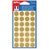 APLI-AGIPA 10077 - Pastiglia adesiva, 15 mm, confezione da 112, colore: Rosso
