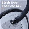 BKPTX Campanello per bicicletta Manubrio curvo Spina Campanello Corno Impermeabile 80dB Forte anello ad alta decibel Campanello di allarme Accessori per bici da strada