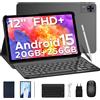 DOOGEE T36 Tablet PC Android 15 Display da 12'' 32GB RAM (8GB+24GB) 256GB Unisoc T620 Octa Core Batteria da 8800mAh Widevine L1