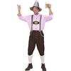 W WIDMANN MILANO Party Fashion - Costume bavarese, pantaloni tradizionali da uomo, camicia, festa popolare, festa della birra, carnevale