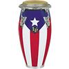 Latin Percussion LP Latin Percussion LP817910 Mini Conga Puerto Rican Flag, Fusto 11, Pelle 4,5, accordable, LPM198-PR
