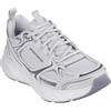 Skechers EDGERIDE Silver Eclipse - Sneaker da Donna, Colore Nero, Taglia 40, Nero, 41 EU