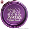 Black Dragon PURPLE METAL ASHTRAY EDITION ROLLING ALIEN ON ROAD : POSACENERE VERDE ALLUMINIO ANODIZZATO TRIBUTO AGLI ALIENI STONES