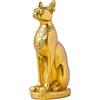 EASCHEER Statua di dea di gatto egiziano Bastet, decorazione egiziana, 1 pezzo (10,7 cm Oro)