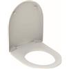Geberit Keramag Reonova 573010000 1 - Sedile WC con coperchio e cerniere in acciaio INOX, colore: Bianco