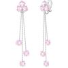 SilberDream Orecchini a clip in argento 925 con zirconi